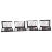 NOLITOY 4 Sets Eyebrow Powder Set Eyebrow Brush Brow Pencil Multifunctional Cosmetic Accessory Make up
