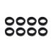 LEBQ 200 Mini Hair Bands for Girls & Babies - Soft Elastic Hair Ties in Black | Perfect for Kids' Hairstyles - Buy Online on SooperMarket.com