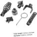 COOLHIYA 7pcs Pipe Cleaner Cleaning Tools Household Cleaner toliet Bowl Cleaner Toilet Parts Coil Springs Practical Toilet Cleaners to Rotate Manganese Steel Drainage Floor Drain - Buy Online on SooperMarket.com