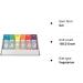Colour Splash Food Colouring Gel Rainbow Colours 6 Set supplied in shrink wrapped retail gift box with window Easy to Use Squeezy Tubes Transform Plain Cakes Into Bright Eye-Catching Creations - Buy Online on SooperMarket.com
