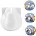 STOBOK 3pcs Animal Fudge Clear Silica Chocolate Gel Handmade Head Craft Adornment Crystal Art Shaped Whitex3pcs 6.9X7.2CMx3pcs - Buy Online on SooperMarket.com