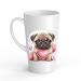 White Ceramic Baby Carlin Mug - Large 483 ml Perfect for Hot Chocolate or Milk Fun and Easy to Use