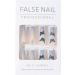 Brishow Butterfly Coffin False Nails - 24pcs French Long Acrylic Stick on Nails, Blue Assortment for Women and Girls - Buy Online on SooperMarket.com