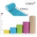 Cohesive Bandage - 12 Rolls (10cm x 4.5m) for First Aid & Sports Wrap | COBOX Self-Adherent Vet Wrap - International Shipping Available - Buy Online on SooperMarket.com