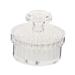 Face Brush Face Massager Face Cleaning Brush Hair Scalp Shower Brush for Body Facial Cleansing Tool Scruber Holder Portable Face Cleaner Brush Soft-Bristle Facial Brush White Pp