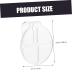 Buy 2 Sets Acrylic Powder Chassis Color Mixing Plates - Essential Makeup Mixing Trays for Women | Foundation Palette & Lipstick Tools - Buy Online on SooperMarket.com