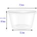 XINGLIAN 50 Pack 4 Ounce Clear Slime Foam Ball Storage Containers - DIY Craft Making Supplies - Buy Online on SooperMarket.com