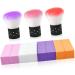 minkissy 1 Set Nail Block Bulk Nail Files Sand Paper Nail Sanding Buffer Nail Art Brush Nail Brush Remover Buffer Block Tools Nail Cleaner Brush Nail Polish Block Purple Paint Manicure - Buy Online on SooperMarket.com