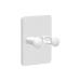 Teksome glue hooks-self-adhesive razor hooks with a large load |Multi -purpose reusable adhesive hooks for keys bathroom shower towels white