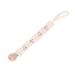 Pacifier Holder Leash Soft Pacifier Clip Metal Buckle with Beautiful Pattern for Toddlers (Carrying)