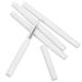 NOLITOY 4pcs Double-ended Silicone Liner Silicone Lip Lip Scrub Brush Lipstick Brush Convenient Lipstick Wands for Lipstick Makeup Lip Balm 12.00X1.00X1.00CM White