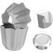 Zerodeko 2pcs Octagonal Cake Mold Baking Pan Baking Cup Tartlets Pans Cupcake Baking Mold Chocolate Mini 7.5x7.5x6.5cm Silver - Buy Online on SooperMarket.com