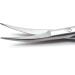 SANDBRSOS Cuticle Scissors Extra Fine Curved Professional Precise Pointed Tip Grooming kit for Eyebrow Eyelash Trim Nail and Dry Skin 12cm - Buy Online on SooperMarket.com