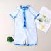 PythJooh Baby Boy Swimsuit Rash Guard Shark Print One Piece Swimwear - Blue Shark (1-2 Years) - Buy Online on SooperMarket.com