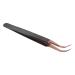 Eyelash Extension Tweezers Professional Stainless Steel Eyelash Tweezers for Salon (Curved Tweezers)