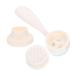 Angoily Manual Face Brush Hand Tools Face Cleaner Hard Skin Face Brush Skin Care Tools for Face Massage Face Brush Pore Deep Artificial Fiber Cherry Blossoms Child Scrub Brush