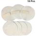 Healifty 10pcs 3 Makeup Remover Pads Make up Remover Pads for Face Facial Cleansing Sponge Washable Cosmetic - Buy Online on SooperMarket.com
