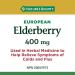 Nature's Bounty Elderberry 400 Mg Help relieve symptoms of colds and flus 100 Capsules - Buy Online on SooperMarket.com