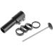 Wake Bike Stem Riser | Fork Extender for Mountain, Road, MTB, BMX, Fixie | Adjustable Aluminium Alloy | Black - Buy Online on SooperMarket.com