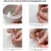 Long Press on Nails Long False Nail French Tip Fake Nails with 3D Butterfly Rhinestones Designs Glossy Full Cover Acrylic Nails for Women False Nails & Accessories - Buy Online on SooperMarket.com
