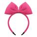 Halloween Bow Headband Big Bowknot Hair Hoops Huge Bow Headpiece Women Fluffy Bow Hair Bands Hairband Christmas Holiday Party Decoration Cosplay Costume Cute Handmade Hair Accessories 1 Pack Rose