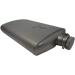 Valtcan Titanium Hip Flask Canteen - Military Design - 260ml / 8.8 oz Capacity - Buy Online on SooperMarket.com