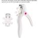 JZF Acrylic Nail Clipper Professional Adjustable Stainless Steel Artificial Nail Clipper Gel False Nails Tips Cutter for Nail Art Manicure Tool (White) - Buy Online on SooperMarket.com