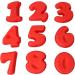 MAGICLULU Silicone Ice Cream Mold 18 Pcs Celebrity 3D Chocolate Mold Silicone Letter Molds mediumx2pcs - Buy Online on SooperMarket.com