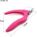 KADS Pink Nail Scissors for Acrylic Nail Art | Precision False Nail Clipper & Cutter for Manicure - Buy Online on SooperMarket.com