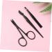 Buy 1 Set Eyebrow Comb & Shaving Kit - Facial Shaver Stencil Templates & Beard Grooming Essentials - International Shipping Available - Buy Online on SooperMarket.com