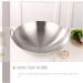 DELURA Japanese Wok Chinese Cooking Pot Kitchen Frying Pan Stainless Steel Pan Cooking Pan with Handle Frying Pan Wok Pan Stainless Steel Cooking Utensils (Color : Silver Size : 32X32CM) 32X32CM Silver - Buy Online on SooperMarket.com