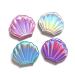 X Hot Popcorn 4 Color Shell Mirror Double-Sided Magnification Makeup Mirror Girls Compact Mirror