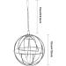 Fewao Stainless Rabbits Feeding Grass Ball Sphere Treat Hay Feeder Dispenser Hanging Ball Rabbit Chinchilla Guinea Pig Chicken Toys for Small Animals - Buy Online on SooperMarket.com