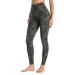 Womens High Waist Yoga Pants Tummy Control Workout Running Yoga Leggings Small I-green