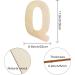 30cm Large Wooden Letter for Crafts & Home Decor - Capital Alphabet Nursery Wall Art Sign Board - Buy Online on SooperMarket.com