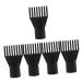 FRCOLOR Pack of 5 Water Blower for Pets Pet Hair Dryer Hair Dryer Nozzle Poweric Mighty Hair Dryer Comb Attachment Nozzle Comb for Hair Dryer Modelling Appendix Tool Round Mouth ABS 12.00X7.00X4.00CMx5pcs Black X 5 Pieces