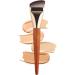 Teksome Foundation Makeup Brush | Wooden Handle Concealer Brush - Professional Contour Brush for Liquid Cream Powder Blending Buffing - Buy Online on SooperMarket.com