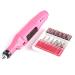 JacobsParts Electric Nail Drill Kit - Portable Pink Manicure & Pedicure Machine - Buy Online on SooperMarket.com