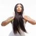 Shop European & American Long Straight Black Chemical Fiber Wigs | Dark Brown Headgear - Buy Online on SooperMarket.com