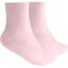 Silicone Moisturizing Socks 1 Pair Long Soft Gel Socks Anti Slip Women Foot Mask Socks Spa Pedicure for Dry Cracked Feet Softening Calluses Rough Skin L - Buy Online on SooperMarket.com