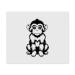 2 x Microfiber Cleaning Cloths "Sleepy Monkey" (LC00024580)