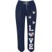 WILLBEST Joggers for Women UK Stretch Cotton Jogging Bottoms Soft Harem Sweatpants Sport Gym Trousers Pant Lounge Wear 5401-djufh-purple#2 XL - Buy Online on SooperMarket.com