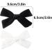 4Pcs Velvet Bow Hair Clips for Girls & Women - Christmas Hair Accessories (Black White) - Buy Online on SooperMarket.com