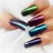 Shop Silver Pigment Effects for UV Gel Nail Art & Chrome - Stunning Mermaid Finish - Buy Online on SooperMarket.com