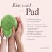 Waschies Kids Washing Pads - Reusable Super Soft Skin-Friendly Baby Cleaners - Made in Germany Pastel Yellow - 2 Pack - Buy Online on SooperMarket.com
