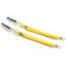 SOODASE Rubber Transparent Replacement Frame Legs For Oakley Crosslink Sweep/Switch Glasses Frame Yellow