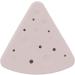 Triangular Powder Storage Box Puff Holder Easy to Clean Convenient Double-sided Air Vent Smooth-closing Silicone Portable for Home Travel (Chocolate Color) - Buy Online on SooperMarket.com