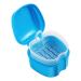 EXCEART Denture Box- Orthodontic Retainer False Teeth Storage Case Denture Bath Box Fake Tooth Holder with Sieve