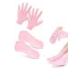 Silicone socks and gloves 2 pairs of silicone socks for feet reuse spa pedicure moisturizing for women dry cracks feet foot care