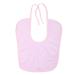 Adult Bib Skin-friendly Soft Waterproof Waterproof Bib Eating for(Light pink 31 * 42)